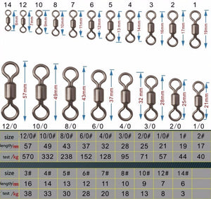 Ball Bearing Swivel Solid Rings