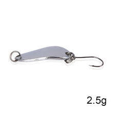 Load image into Gallery viewer, Sequin Trout Spoon With Feather Hooks