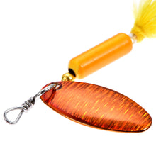 Load image into Gallery viewer, Sequin Trout Spoon With Feather Hooks