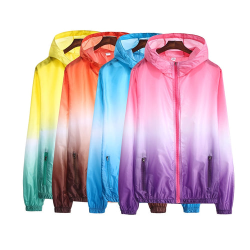 Fishing Men Gradient Color Jacket